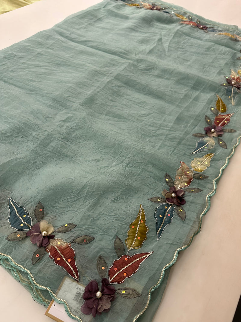 Organza Work Fancy Appliqué Work-M24