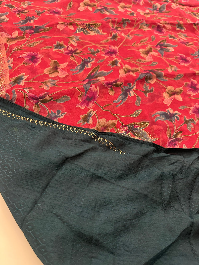 Brosso Fancy Saree New-(JU1)