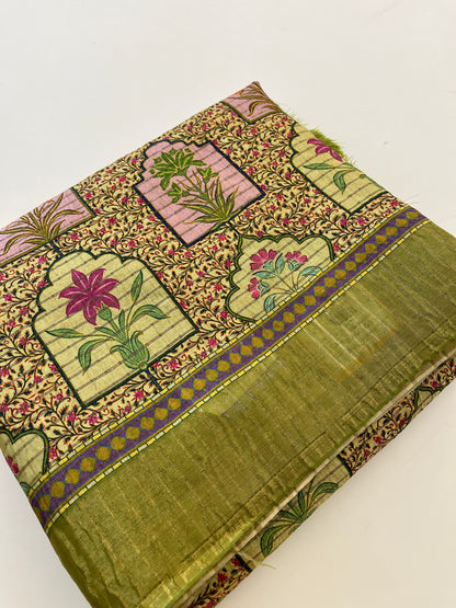 Crush Tussar Printed