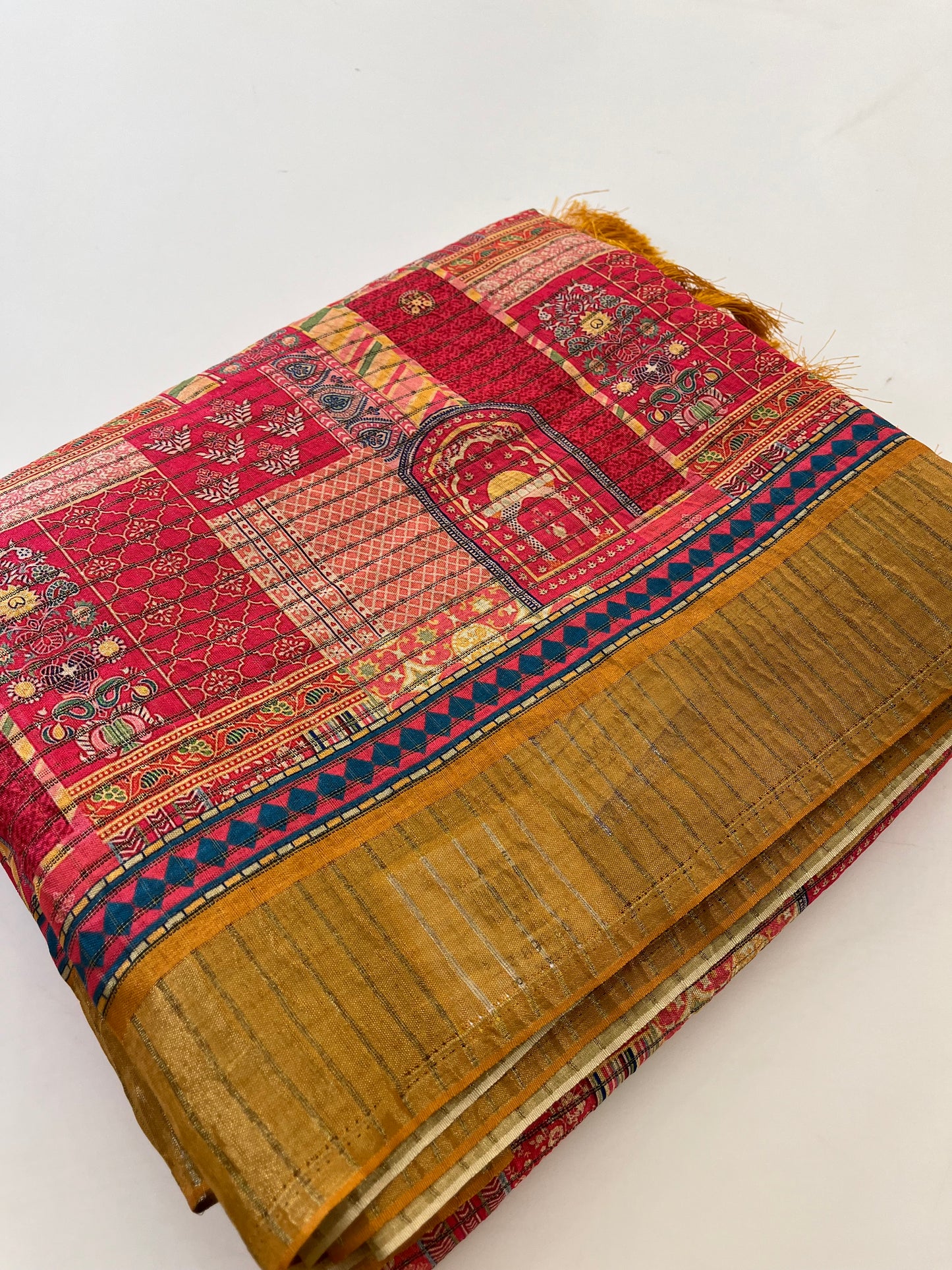 Crush Tussar Printed