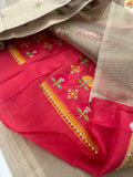 Tissue Organza Paithani Pallu-JU4