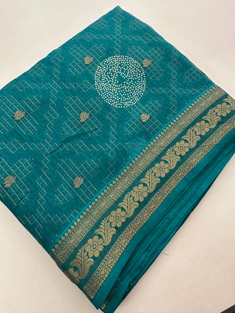 Tussar Fancy Saree -J22