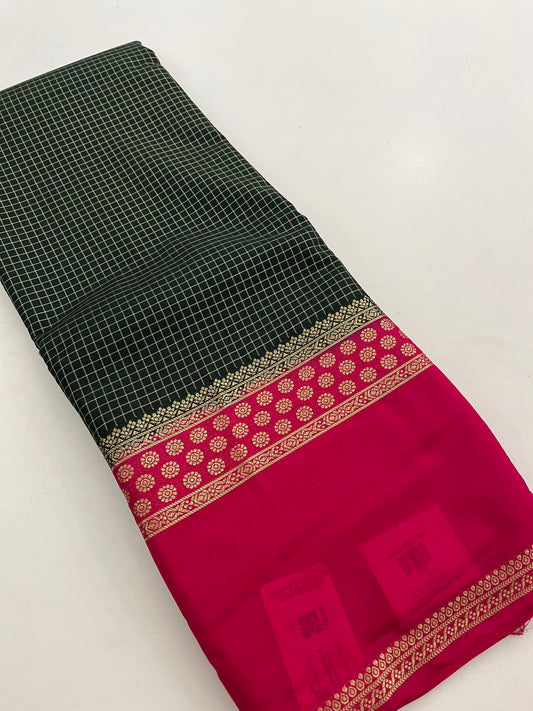 Designer crape silk