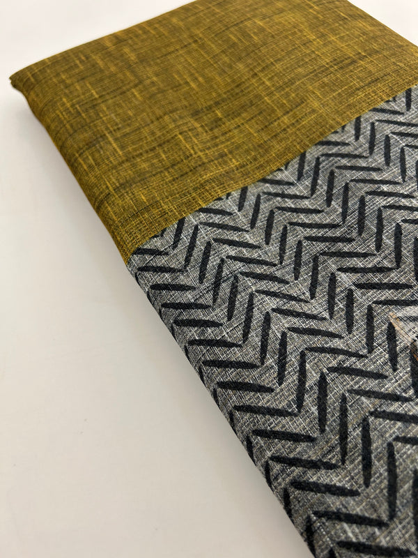 Cotton Fancy Saree-JU30