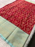 Tissue Kanchi Semi Silk Saree-JU8