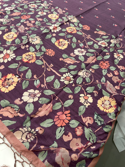 Tussar Printed Saree-M23