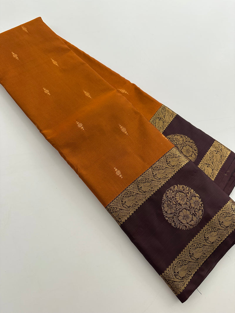 New collection in Kanchi Semi Silk sarees for Varmahalaxmi with contrast matching blouse piece-JU29