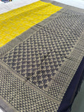 Beautiful Soft Georgette Sarees In Full Garuda Buttas-Ju21