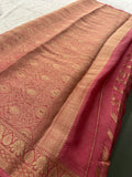 Designer Dupion Silk Saree – Baby Pink AU26
