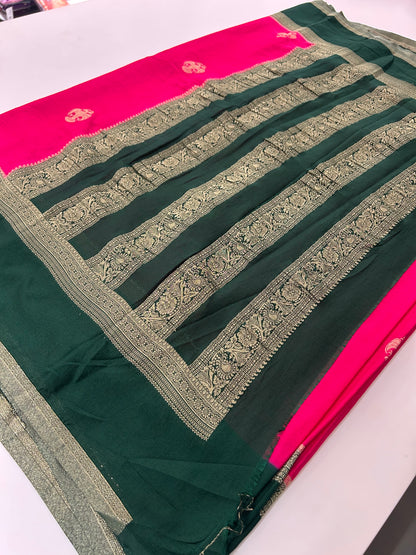 Premium Georgette Fancy Saree-M17