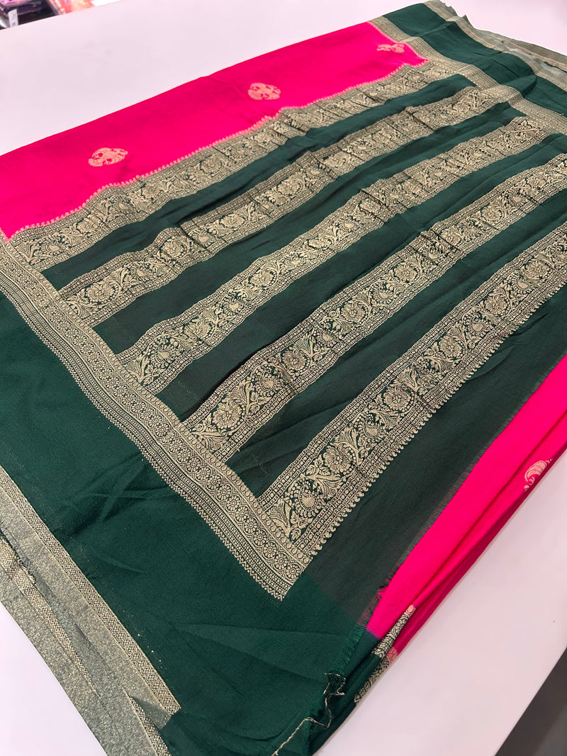 Premium Georgette Fancy Saree-M17