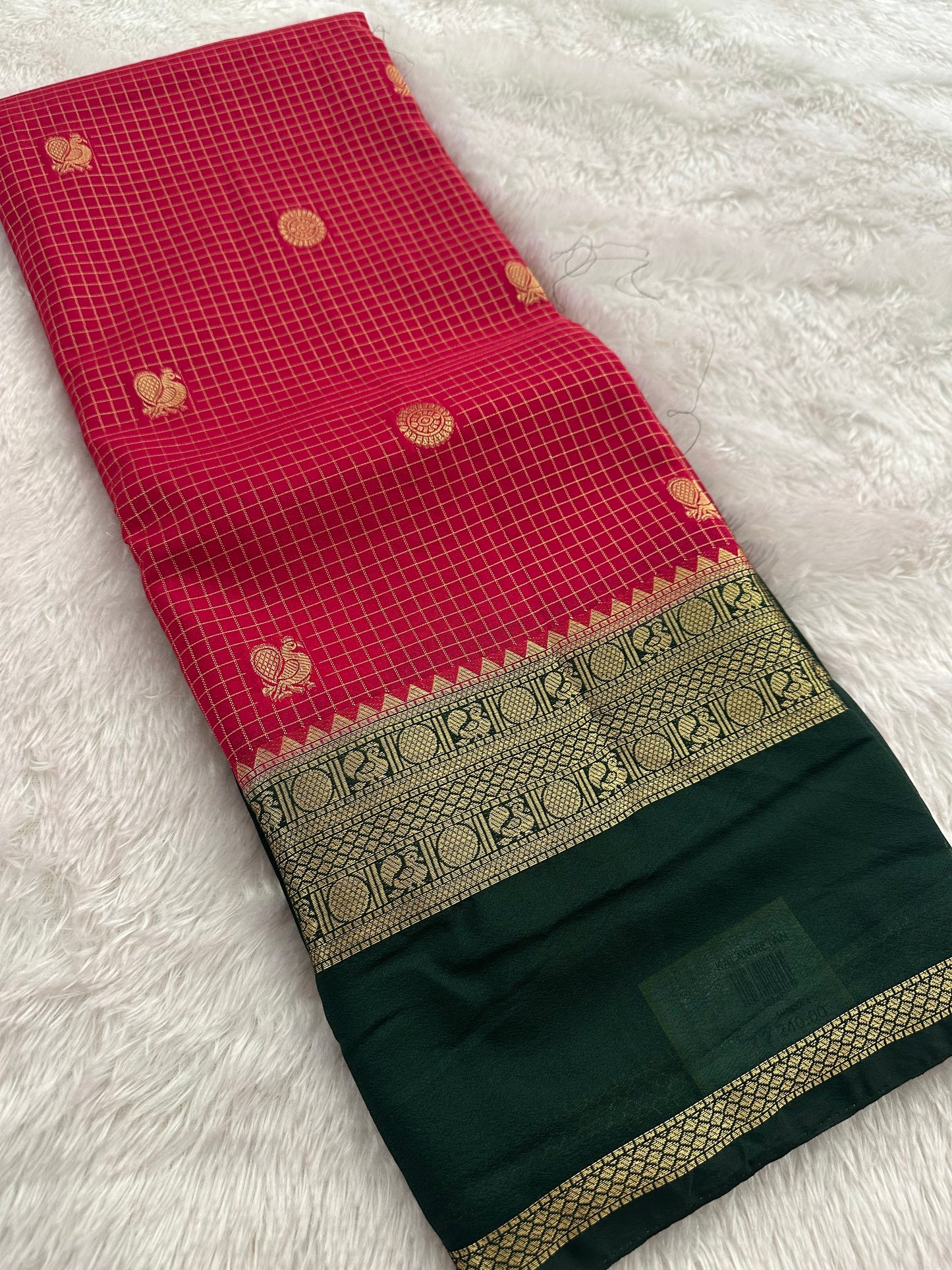 Premium Checks Crape-M13