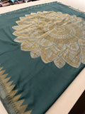 🌹Beautiful Soft Georgette Sarees,, Centric Weaving Big Floral Buttas all over,, self blouse with butties 🌹 JU27