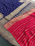 PURE VISCOSE CHIFFON SAREE-M20