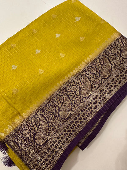 Viscose Banarasi saree-M27