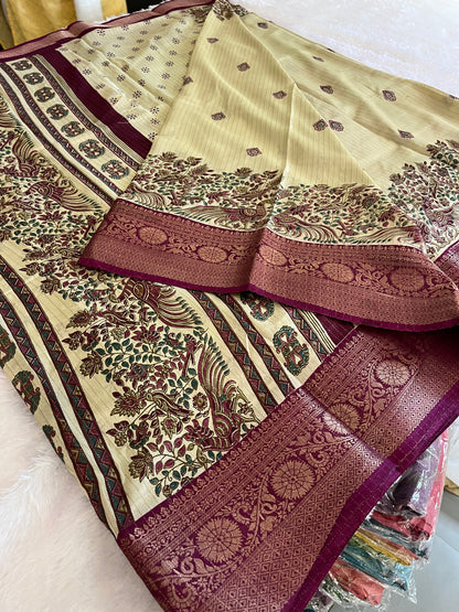 Tussar fancy-109