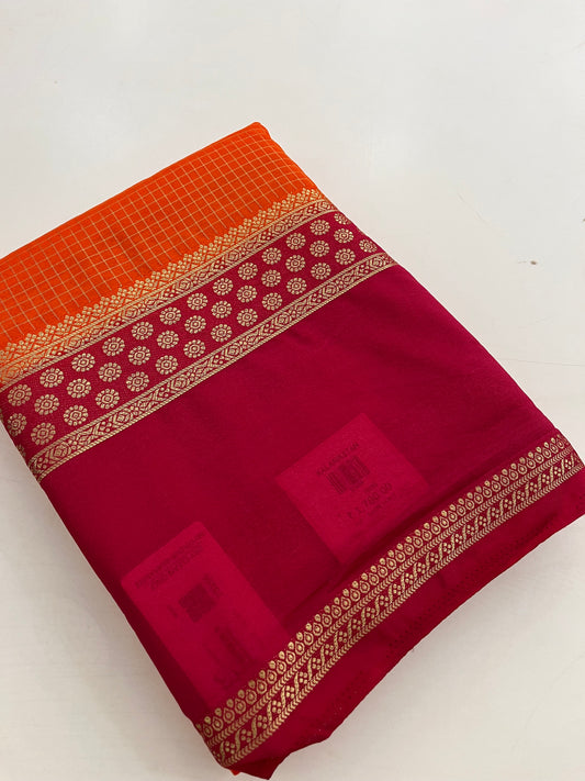 Designer crape silk