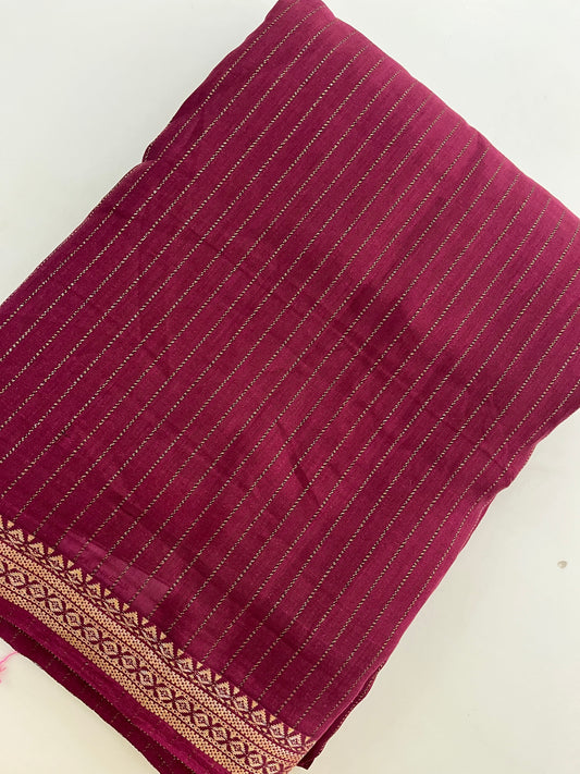 Tussar Zari Lines
