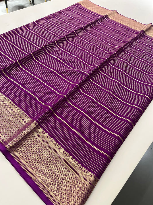 Crepe Silk Fancy Saree