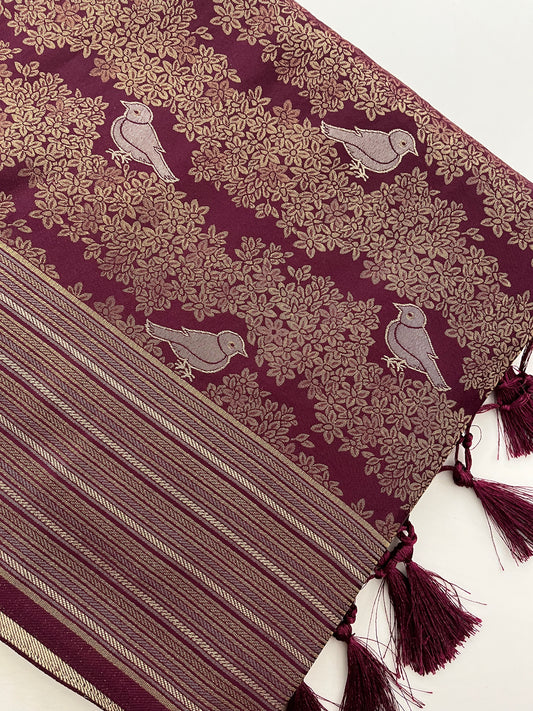 Crepe Brocade Banarasi