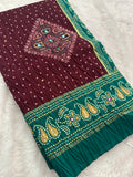 Crush Patola Fancy Saree-JU5