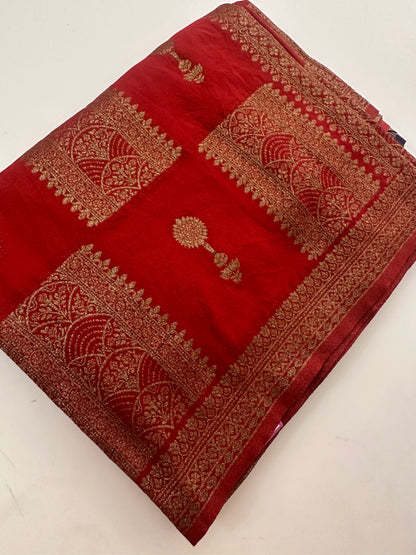 Kalamkari Tussar Printed-M26