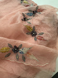 Organza Work Fancy Appliqué Work-M24
