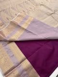 New collection in Kanchi Semi Silk sarees for Varmahalaxmi with contrast matching blouse piece-JU29