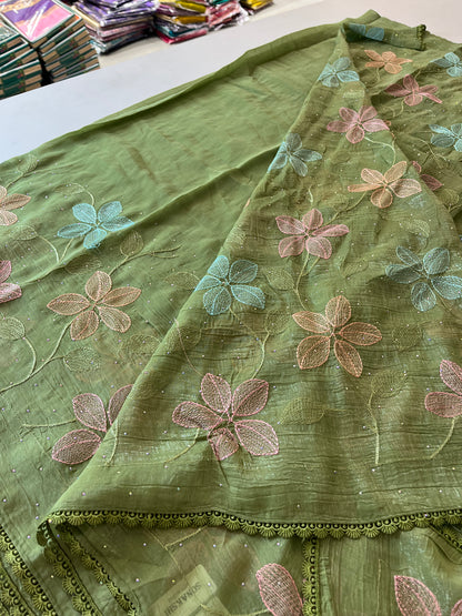 Soft Organza Saree-F4