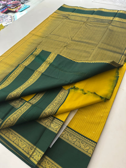 Semi Kanchi/Vegan Silk Saree-11