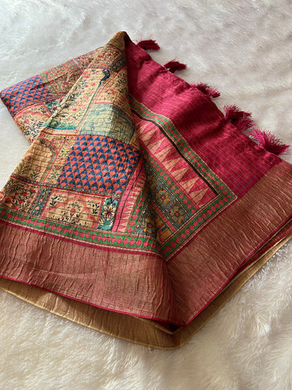 Tussar fancy