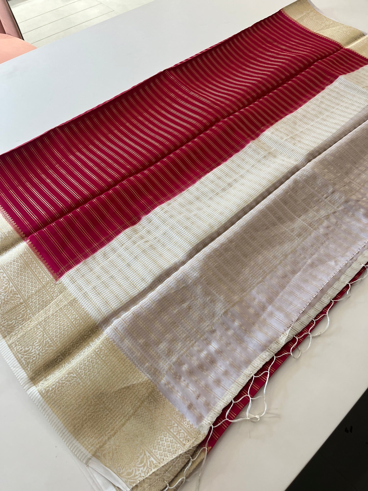 Designer Crape silk saree