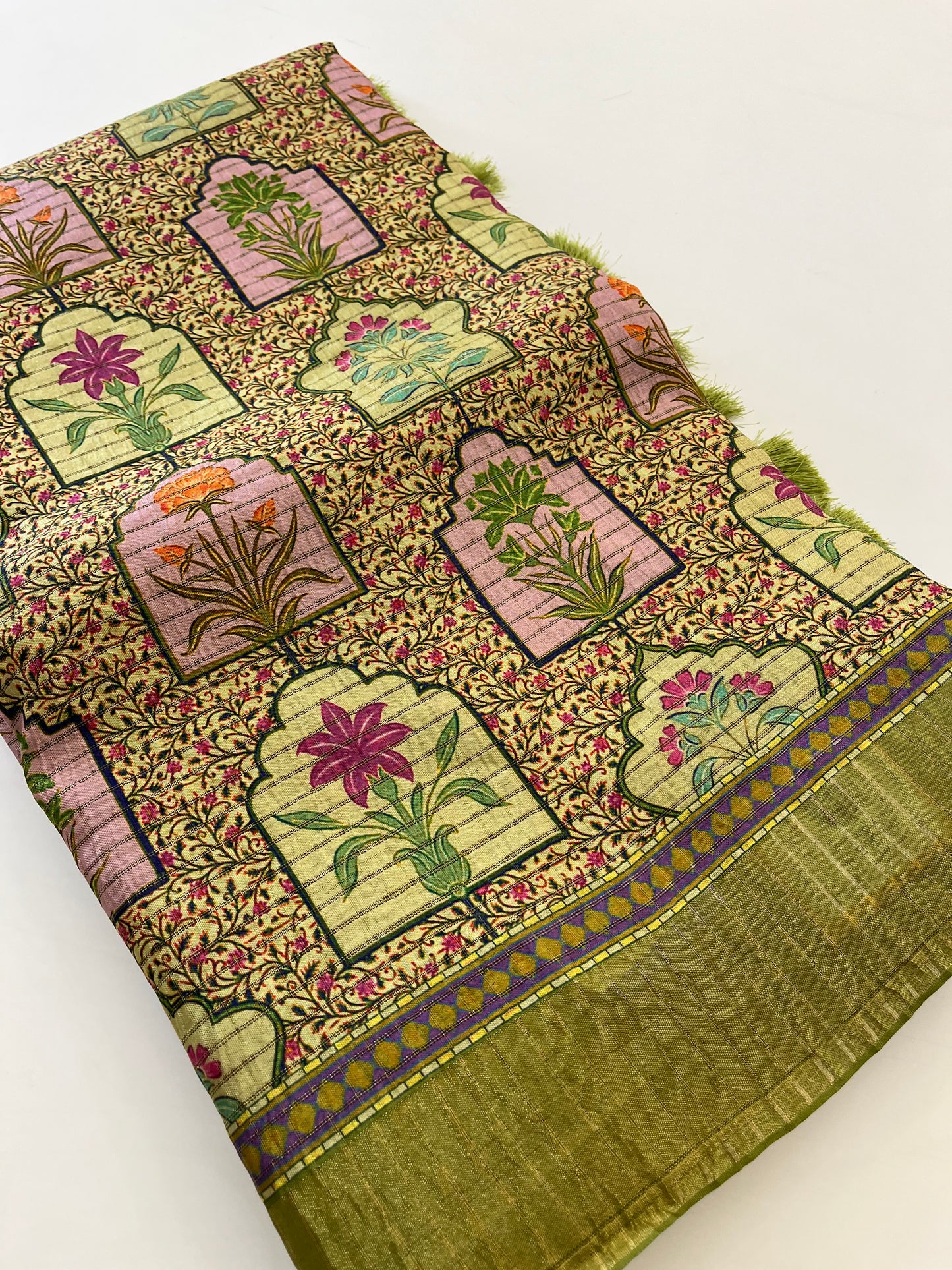 Crush Tussar Printed