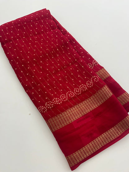 Tussar Silk Print