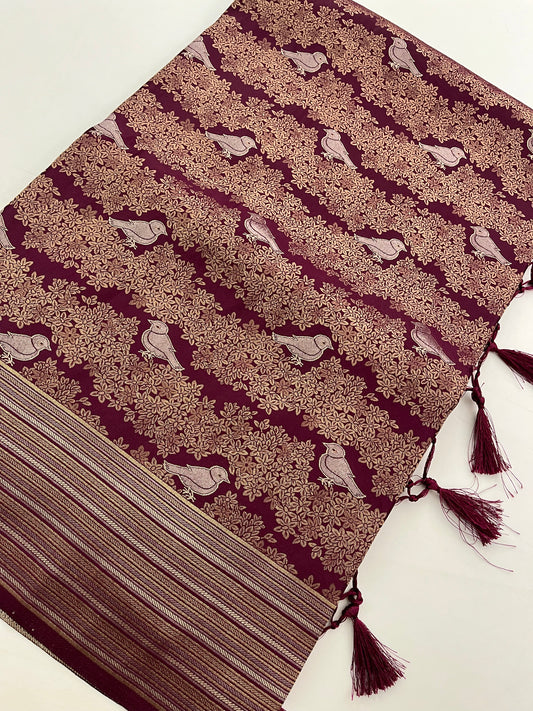 Crepe Brocade Banarasi