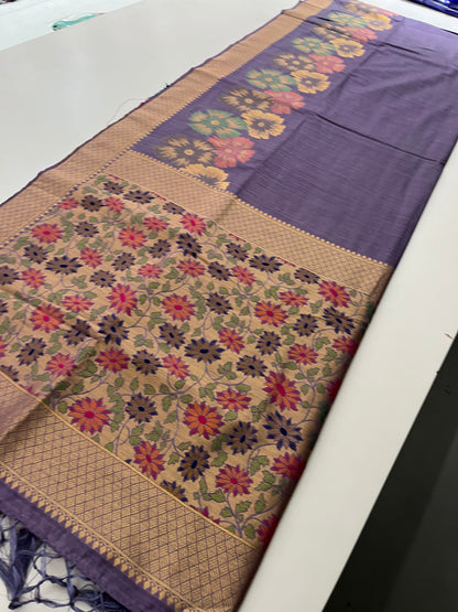 Tussar Silk Saree