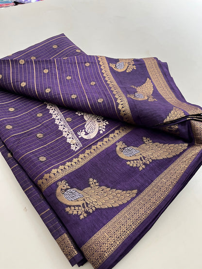 Tussar Fancy saree