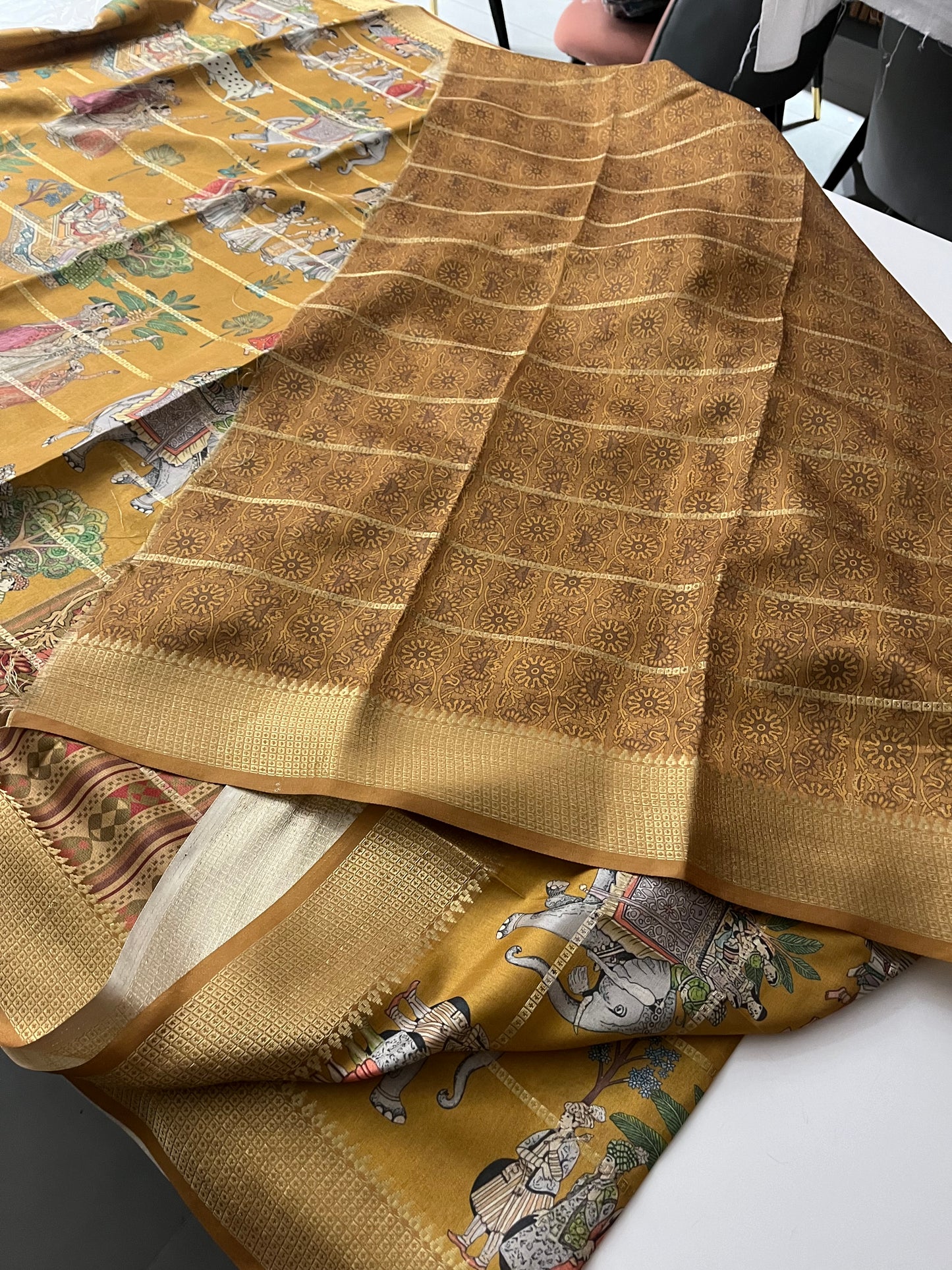 199 Kalamkari Chiffon