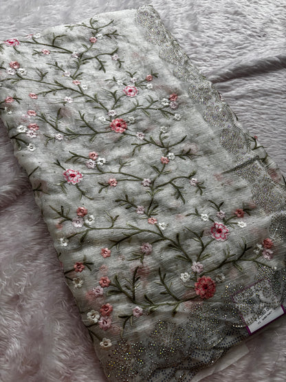 Embroidery Fancy Organza-M10