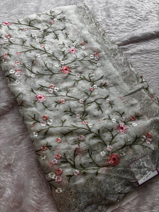 Embroidery Fancy Organza-M10