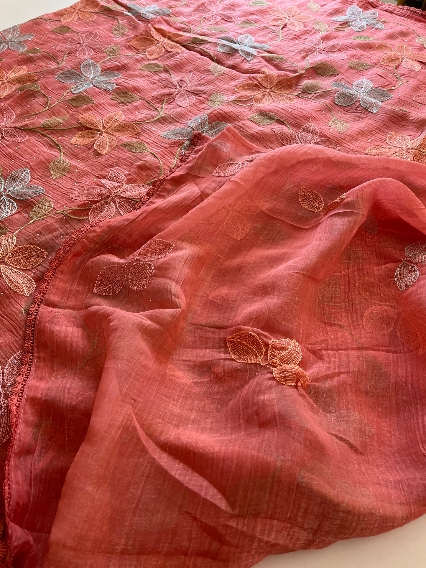 Soft organza Fancy saree