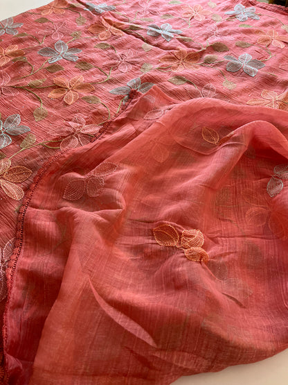 Soft organza Fancy saree