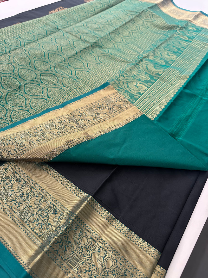 Semi Kanchi Silk Saree-J22