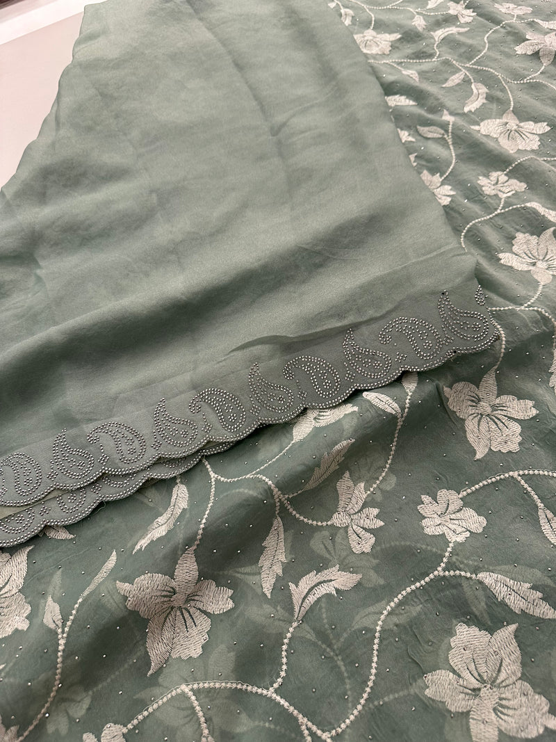 Designer Fancy Organza-M10