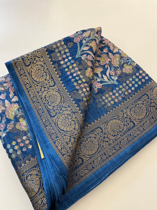 Tussar Printed Fancy