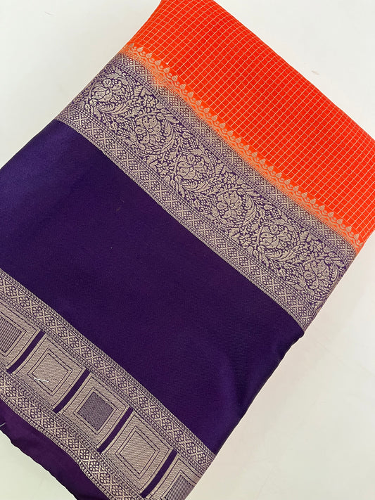 Crepe Banarasi Saree