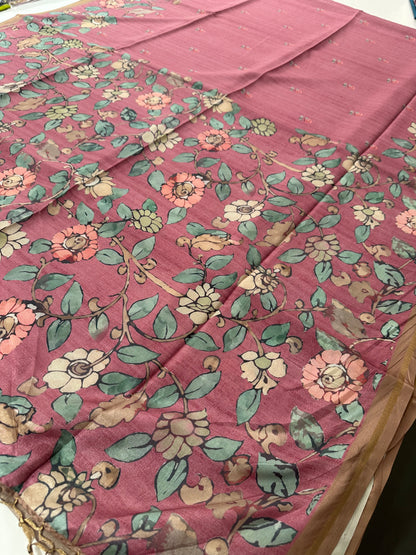 Printed Tussar Fancy-J12