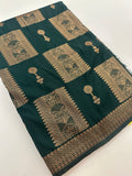 Kalamkari Tussar Printed-M26