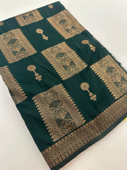 Kalamkari Tussar Printed-M26