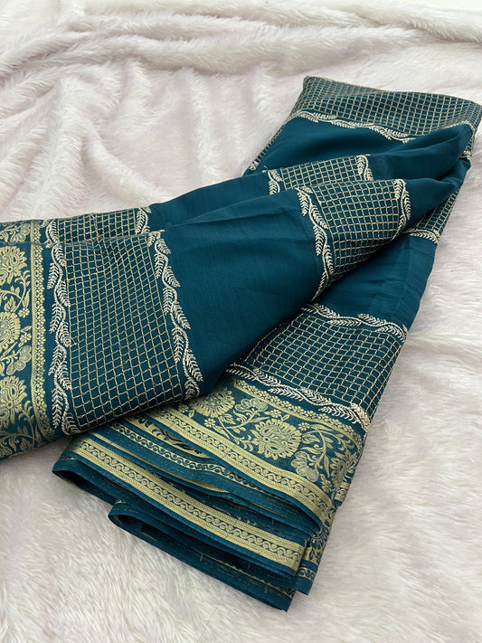 Designer Chinnon Fancy saree